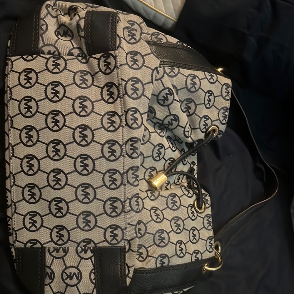 Michael Kors Navy Logo  Women's Bag